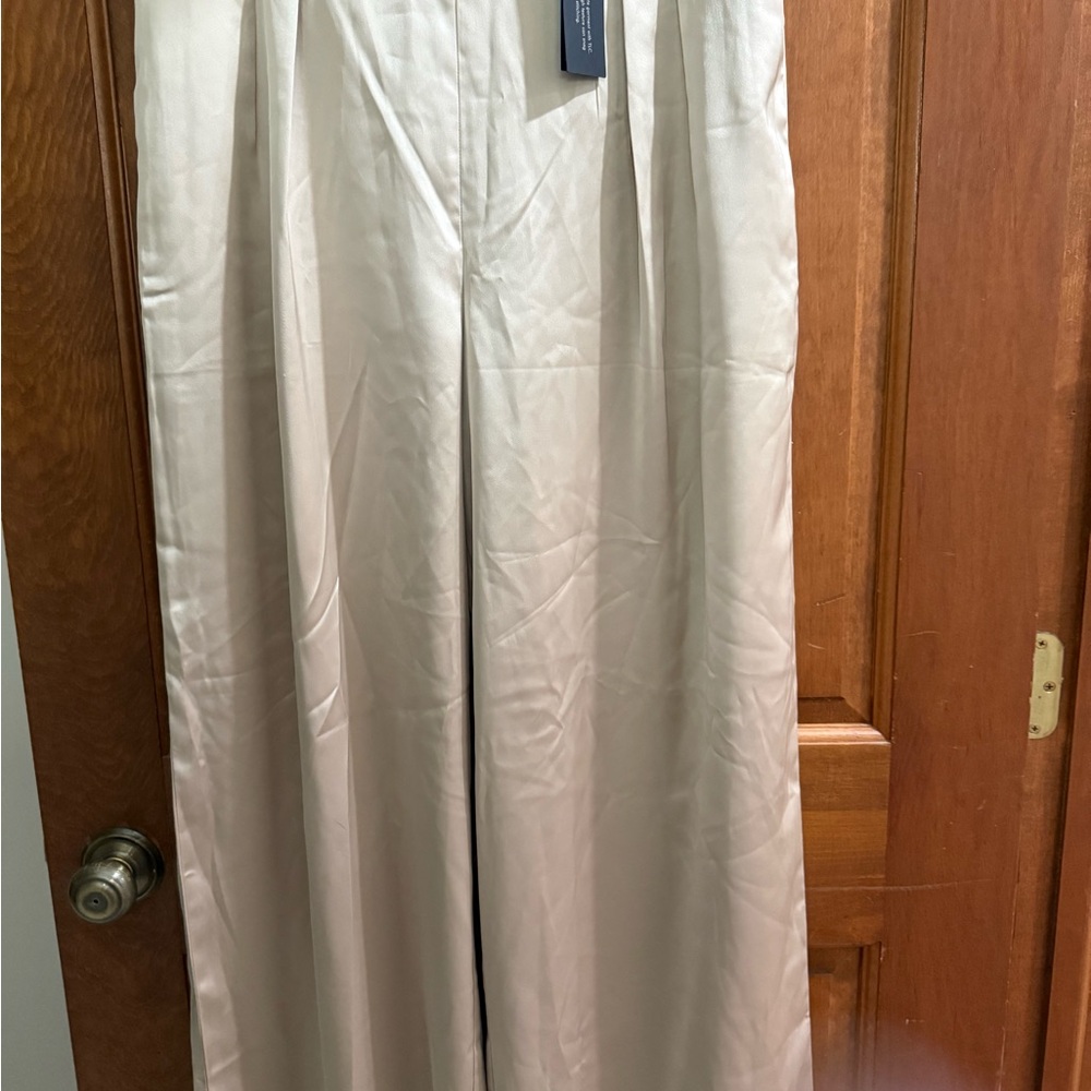 Banana Republic Cream Maxi Pants wide leg